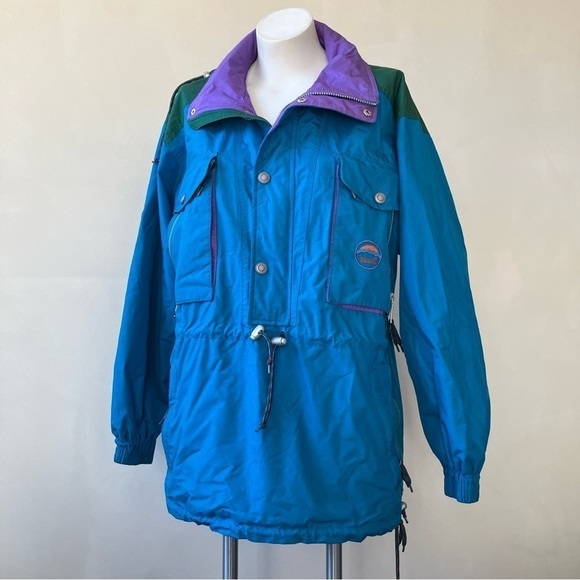 Marker | Vintage Nylon Color Block Ski Hiking Jacket - Picture 1 of 8